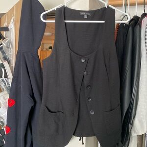 Black Sleeveless Boss Babe